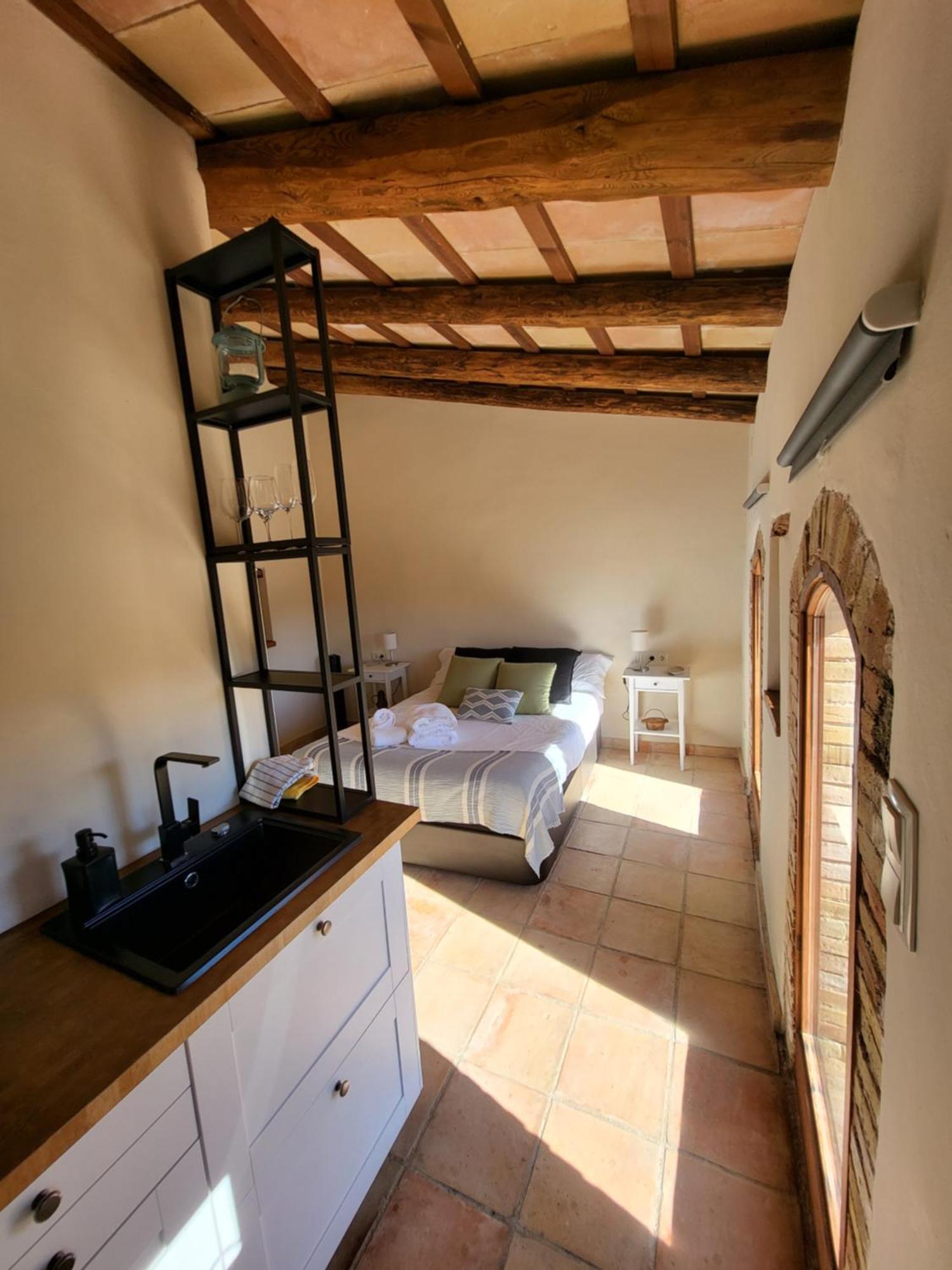 Masia Les Apieres El Pla de Manlleu Extérieur photo