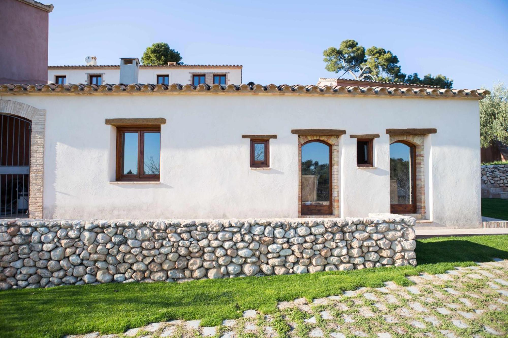 Masia Les Apieres El Pla de Manlleu Extérieur photo