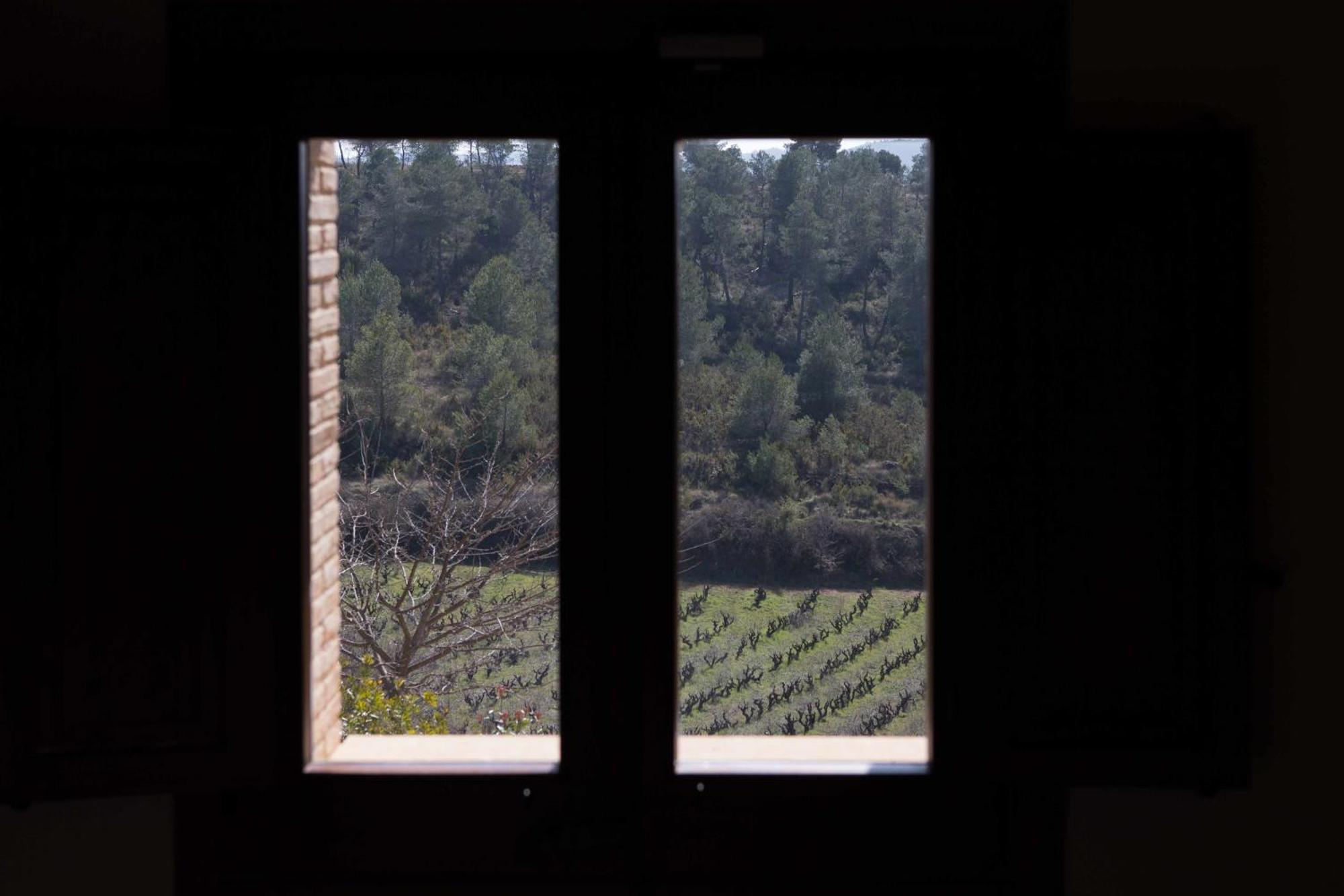 Masia Les Apieres El Pla de Manlleu Chambre photo